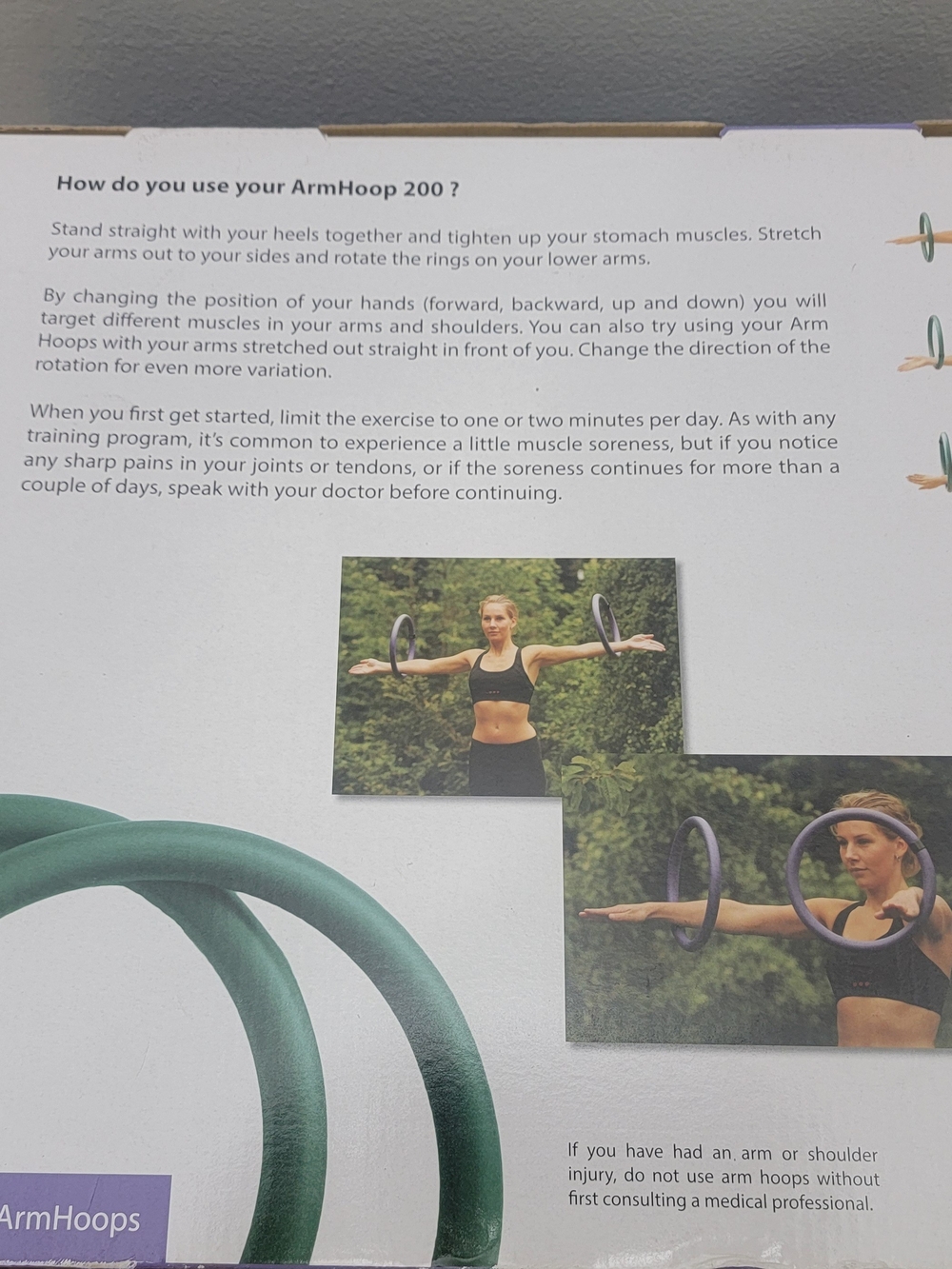Exercise Arm Hoops - Picture 5 of 10